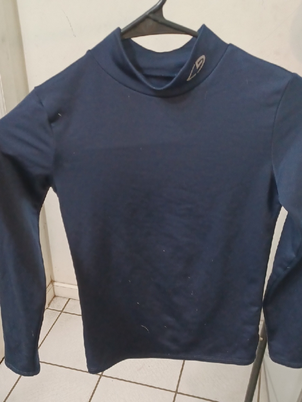 Champion Kids Long Sleeve Tee Navy Blue